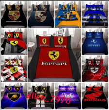 Sports Racing Car Duvet Cover