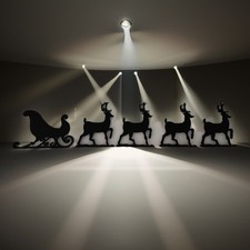 Santa's Sleigh With Reindeer