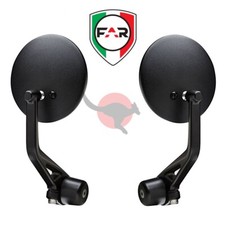 SPECCHI RETROVISORI BAR END NERI [FAR] PIAGGIO VESPA GTS 125/300 SUPER/PRIMAVERA