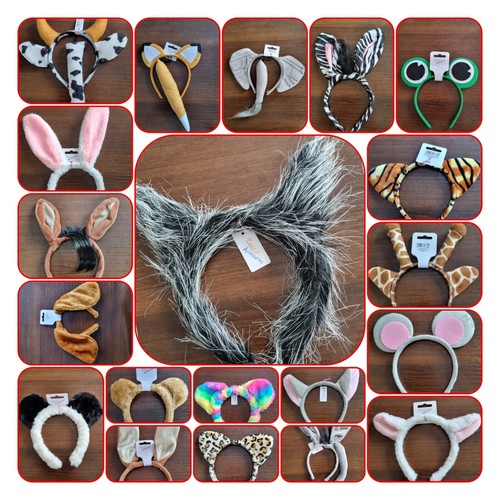 Headband animals ears tail - animals,