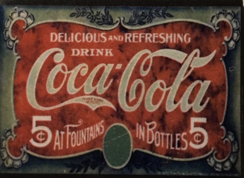 Coca cola advert usa metal - coca-cola,