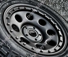 16" Black Steel Alloy Wheels