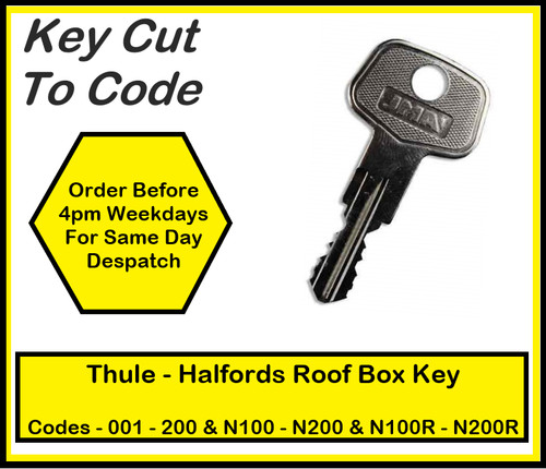 Roof box key code - roof,