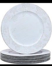 (12) 13-inch Snowflakes white