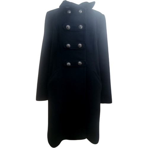 Monsoon black wool blend - black,