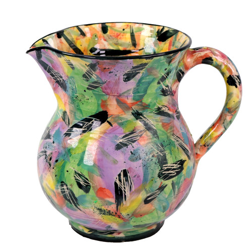 Large pottery jug vase - large,