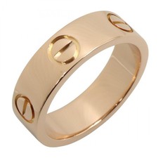 CARTIER Love Ring 18KRG Pink Rose Gold Used Women Size 50 / US 5.25