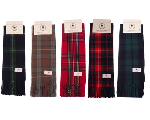 Tartan clan scarves find - clan, a-w