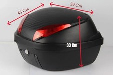Motorcycle Top Box 52L XL Fits