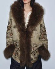 ZARA ZW COLLECTION LIMITED EDITION EMBROIDERED KIMONO FW25/26 XS-XL REF 5107/286