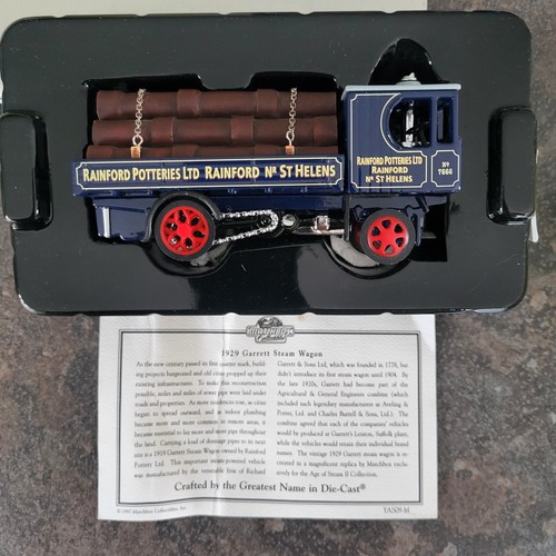 Matchbox barrett steam wagon - barrett,