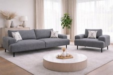 Habitat Julien Fabric 3 Seater