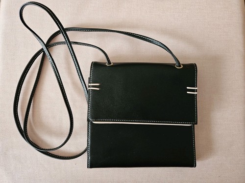 Tula black leather crossbody - tula,