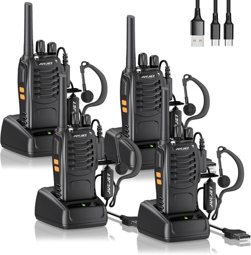 Long range rechargeable walkie - long,