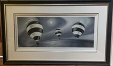 Adam Barsby TRILOGY OF LOVE Framed Print Limited Edition Air Balloons RARE PIECE