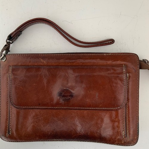 Vintage chestnut brown leather - vintage,