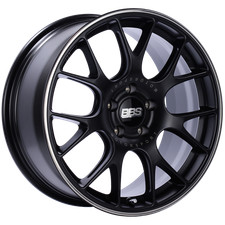 BBS CH146BPO CH-R 18x8.5 5x112 ET38 Satin Black Polished Wheel