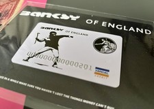 Banksy of ENG Complete Vandal Credit Card No 201 Limited edition 1 of 500