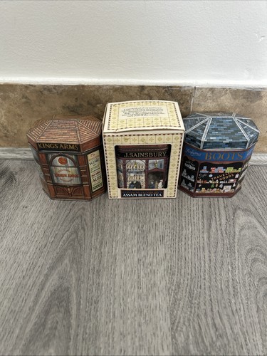 Vintage tea tins - tea,