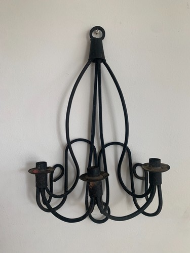Vintage wrought iron arm - vintage,