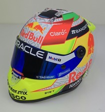 Sergio Perez Formula 1 Brazil Mini Helmet F1 Red Bull 1:2 Scale Schuberth