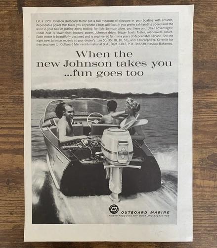 1959 outboard marine johnson - 1959,