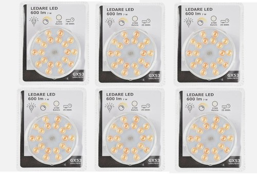 Ikea ledare gx53 led bulbs - led,