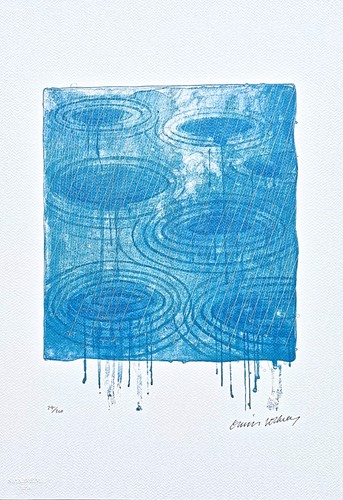 David hockney rain signed - david,