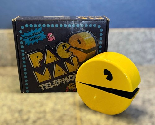Vtg 1982 pac man telephone - vtg,