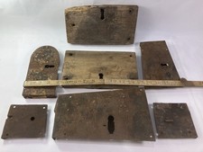Antique Oak Door Lock Covers