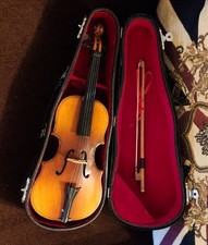 Violin Mini Vintage Wooden 17