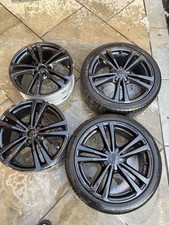 AUDI S3 A3 8V  18” S LINE DIAMOND CUT ORIGINAL ALLOY WHEEL WHEELS TYRE 225 40 18