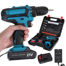 2 Battery 21V Cordless Drill