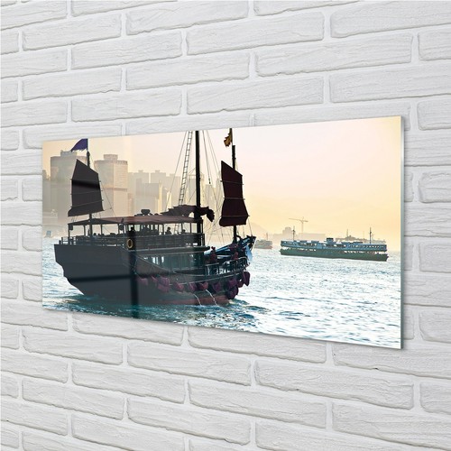 Tulup glass print 100x50 wall - glass,