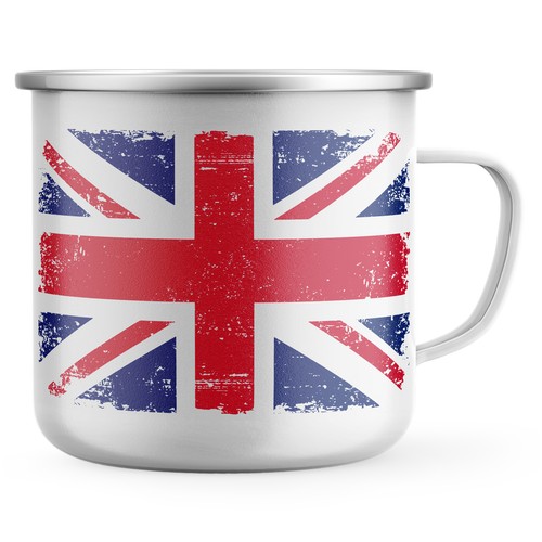 Union jack flag enamel - jack, mug