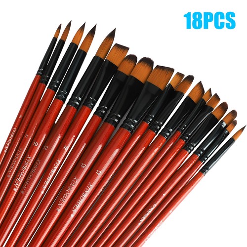 18pcs paint brushes - 18pcs,