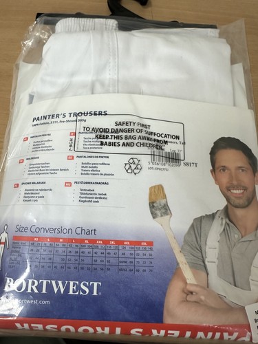 White painters trousers - white,