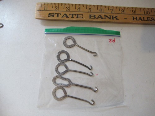 Vintage lot button - 5, hooks