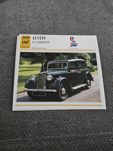 Austin cambridge history - austin,
