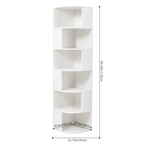 Tier shaped corner storage - corner,