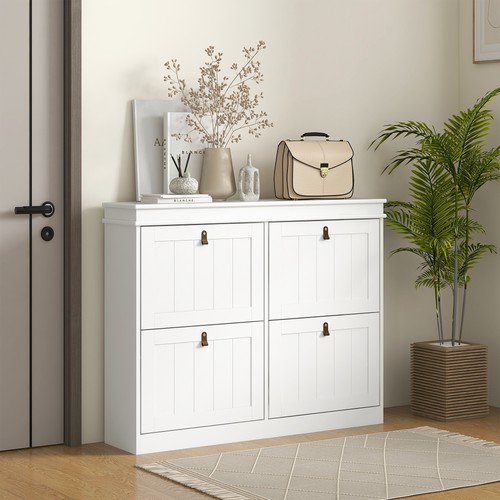 Shoe cabinet with drop down - cabinet, 4