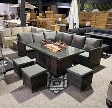 Rattan Corner Sofa With