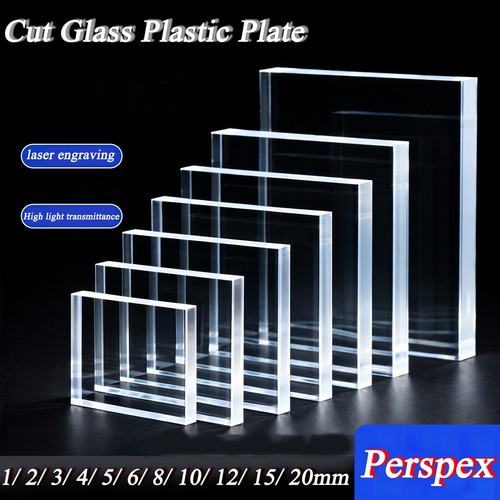 Clear perspex sheet panel cut - panel,