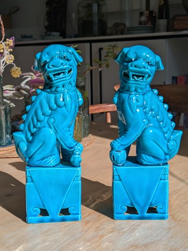 Vintage pair turquoise - pair,
