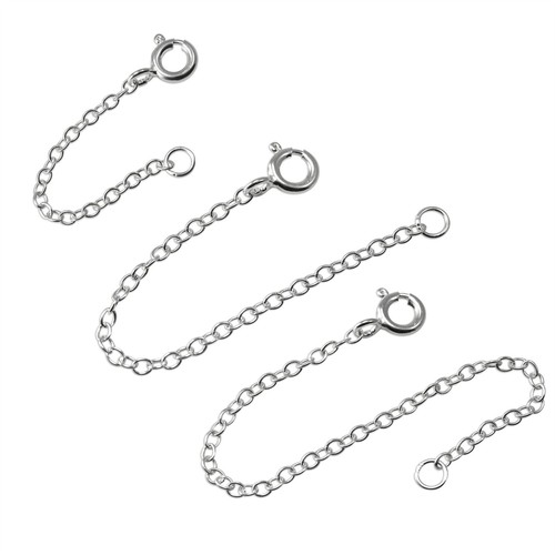 Sterling silver trace chain - silver,