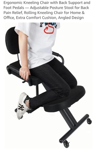 Ergonomic kneeling chair - ergonomic,