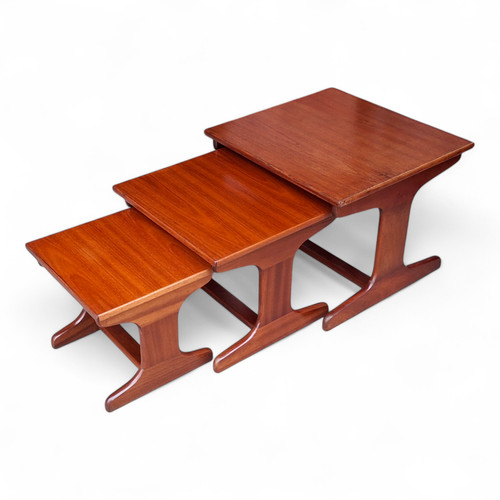 Mid century teak nest - mid,