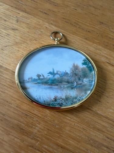Vintage miniature framed - vintage,