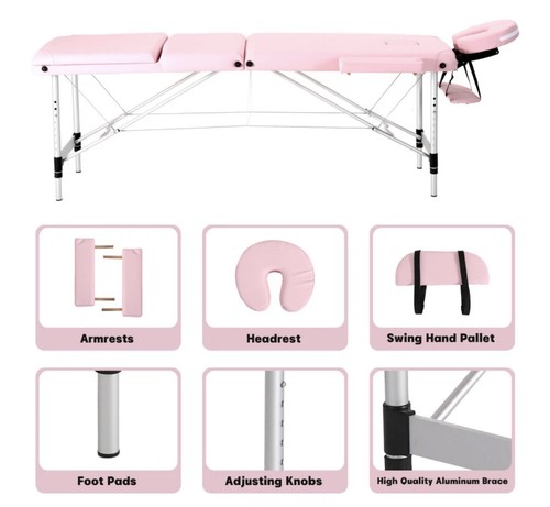 Foldable massage bed portable - foldable,