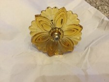 Floral 3.5”Glass Curtain Dresser Drawer Kitchen Cabinet Or Door Knob Pulls